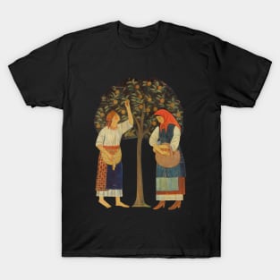 Woman near the apple tree T-Shirt